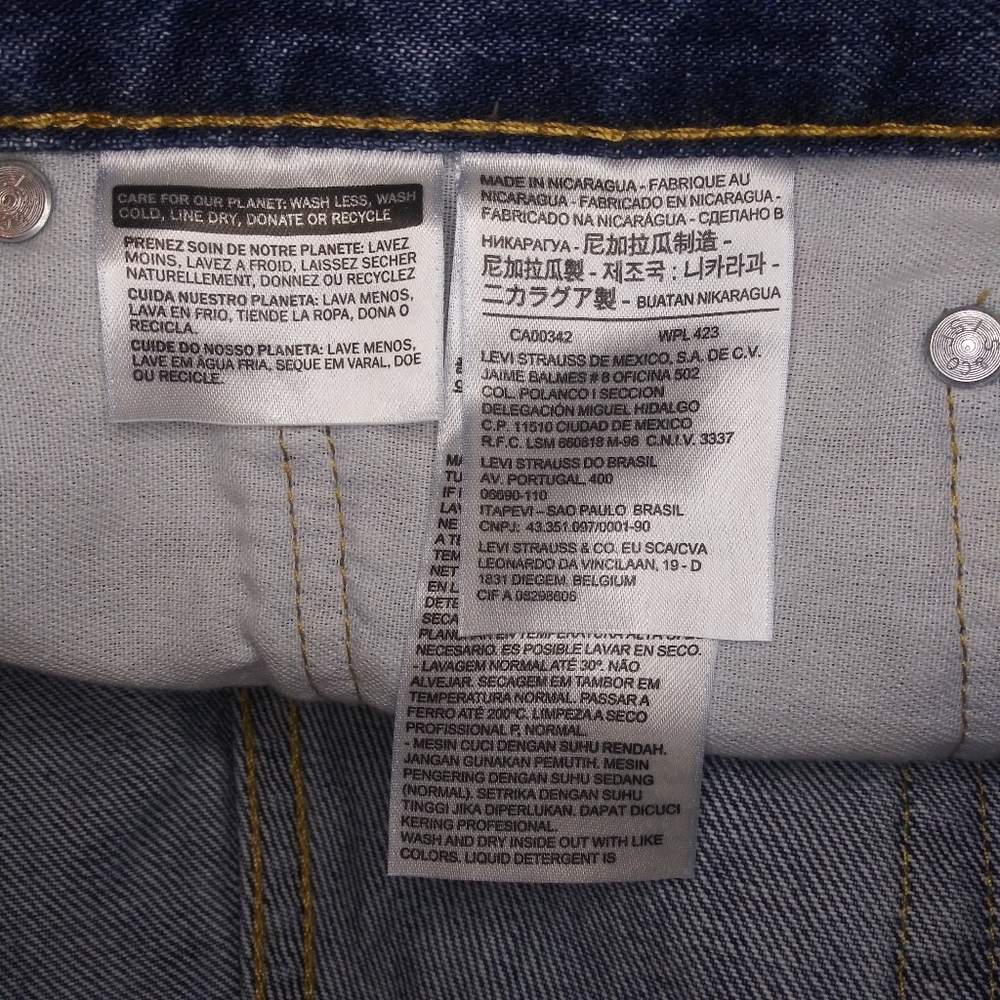 Levi's 550 Red Label 46 x 30 100% Cotton Relaxed Fit Jeans - Picture 13 of 16